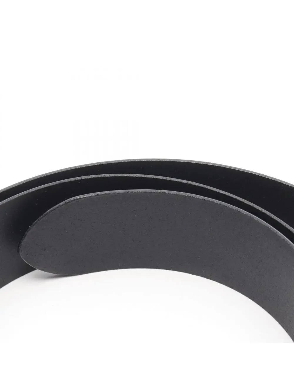 Prada Logo Belt Leather Black Used Mens #282172P37B